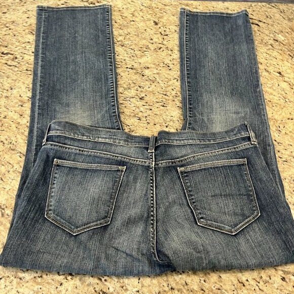 Old Navy Women’s The Flirt Jeans Size 16 Long Blue Denim Stretch Bootcut Vintage - Picture 4 of 5